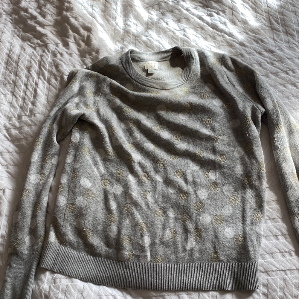 Polka dot sweater